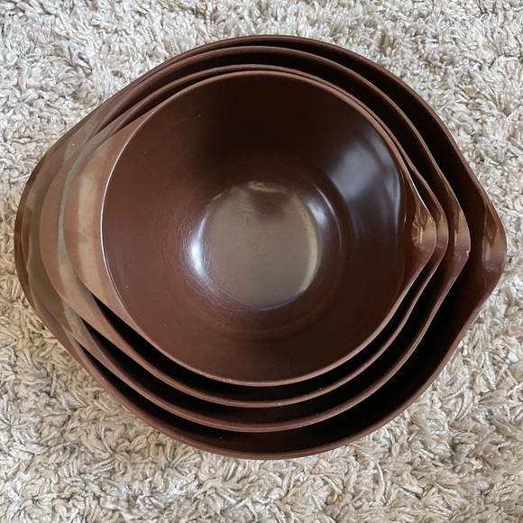 SOLD Vintage Melamine Rosti Denmark Mixing Bowl Set - Picture 1 of 12